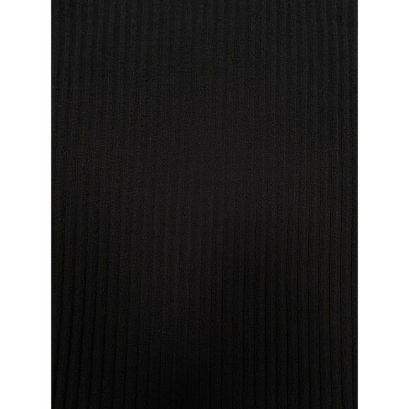 Yummie Wide Rib Soft Long Sleeve Cozy Lounge Layering Top Black L - Picture 5 of 10